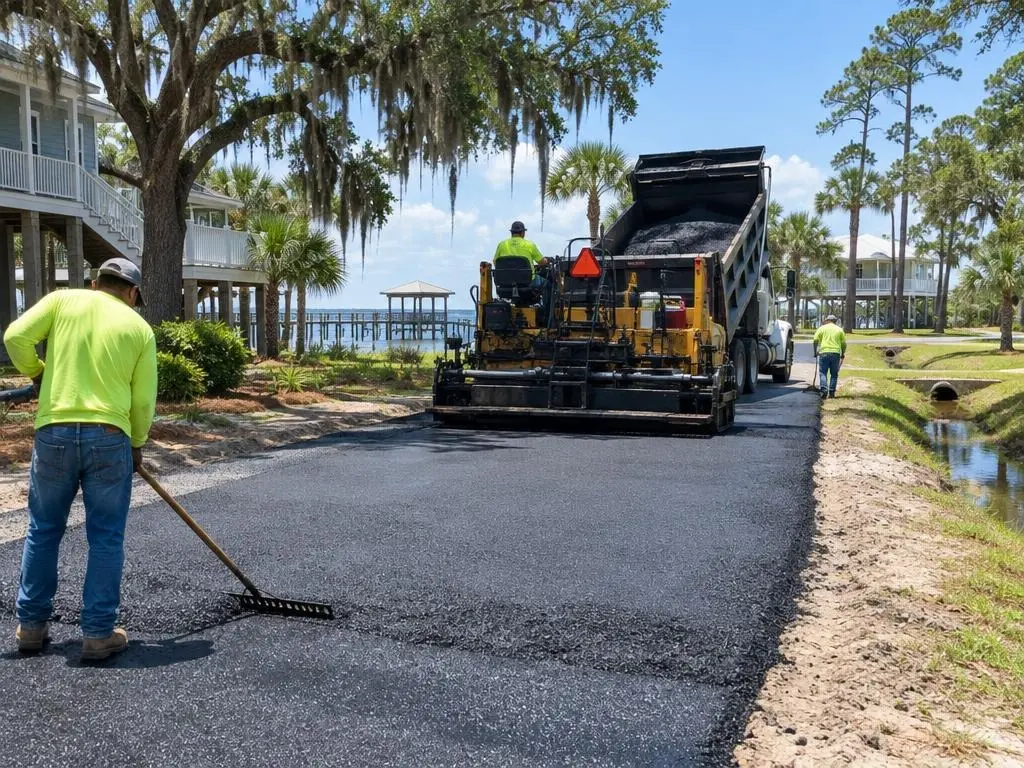 Asphalt Driveway Paving in Biloxi, MS
